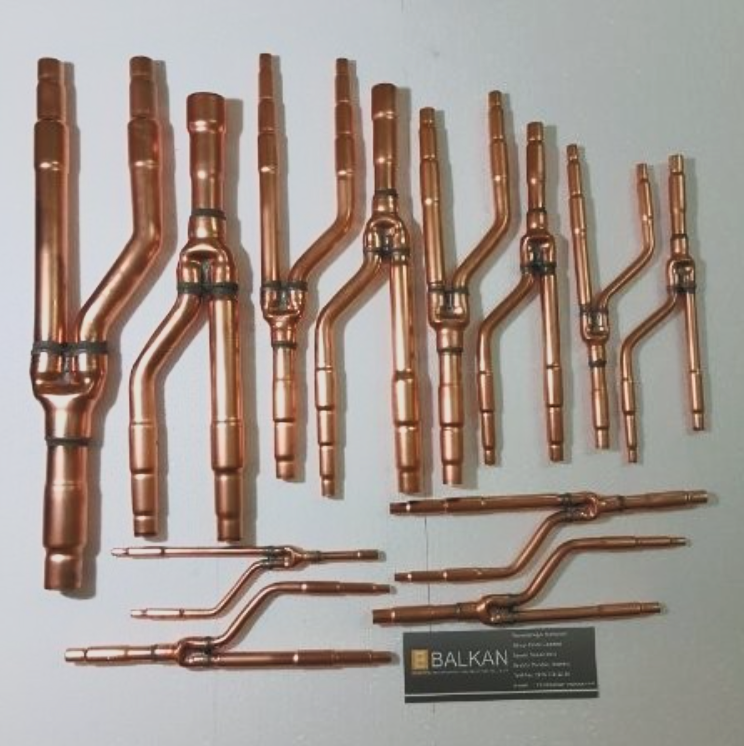 VRF Bakır Boru Refnet Joint